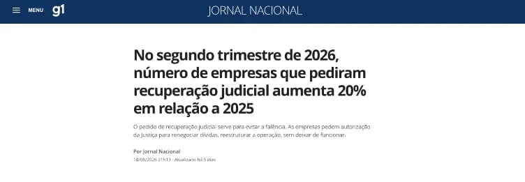 Print de notícia sobre o mercado 5